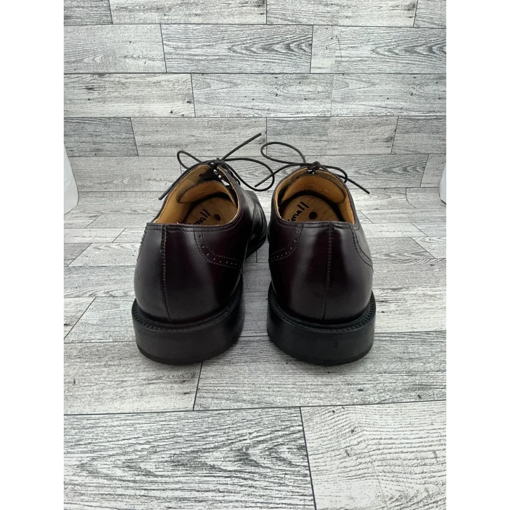 Rockport Mens APM1141E Leather Dress Shoes Oxfords Burgundy Size‎ 9M